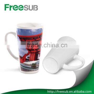 Sunmeta 17oz Conical Ceramic White Sublimation Mugs (SKB-37B)