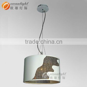 White crystal plastic pendant lights fancy pendant light Om77045