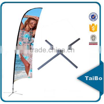 teardrop flying flagpole flag banner stand