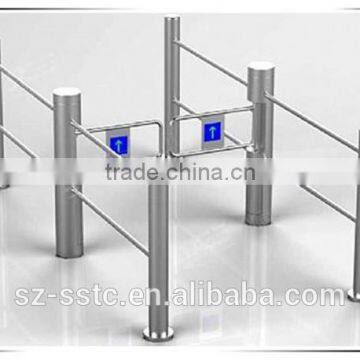 Automatic Cylinder Swing Barrier Gate for Supermarket / Shopping Mall