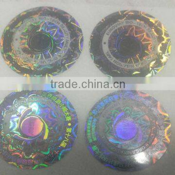 New design hologram holographic custom logo stickers