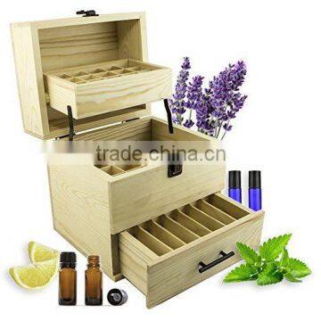 china factory fancy christmas wooden Doterra 5ml 10ml 15ml Essential Oil perfume bottle Storage case gift box