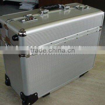 ROLLING ALUMINUM CATALOG SAMPLE CASE BRIEFCASE