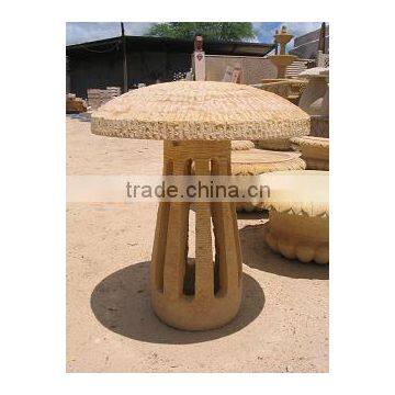 Mushroom Shaped Jaisalmer Yellow Sandstone Lamp