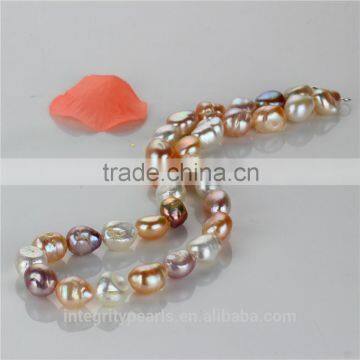 AA 12mm Mixed Color Baroque Pearl Set Cultured Pearl Set Designs