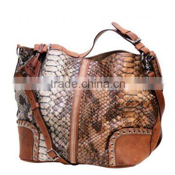 Handbag Croco and Suede 737