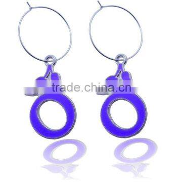 Fashion Metal Simple Wine Charms