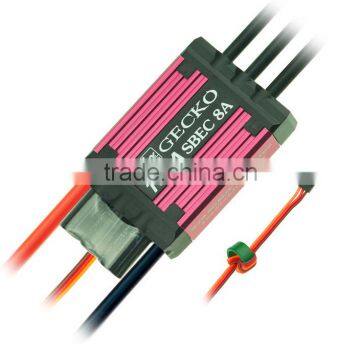 Speed controller 155A 5.0V 6.0V 7.0V 8.4V adjustable BEC Output 2-6S Lipo Gecko 155A SBEC8A ESC