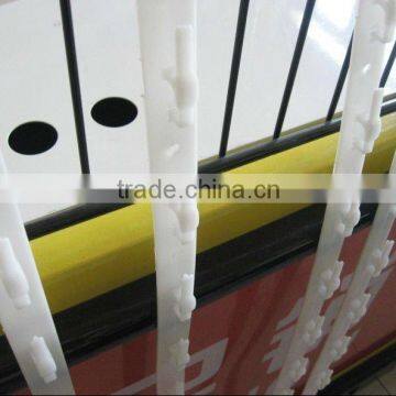 Factory Direct Sale Transparent Adjustable Plastic Hanging Display Strip photo-3