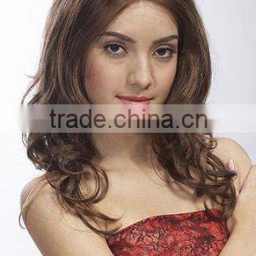 Hand tied Front lace wig, 100% japanese fiber hair lace front wigs