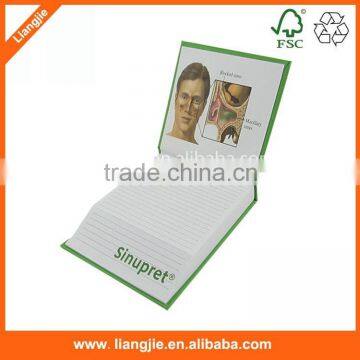 3D Die-cut Diagaonal Memo Pad With Side Custom Printing for Gift photo-6
