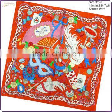 Factory Directly Free Samples Brand Design Printed Handkerchief