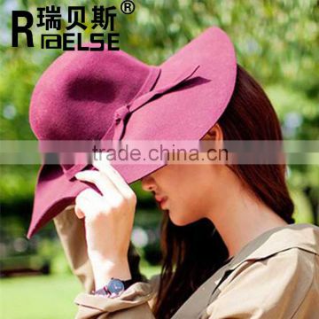 fashion beactiful wool felt hat cheap wholesale winter hat