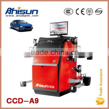 Automobile maintenance suspension wheel alignment