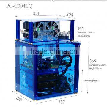 PC-C004LQ Custom Computer Case Gaming Water Cooling PC Case Computer