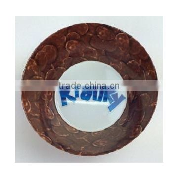 JH37105 6" melamine bowl, chocolate bowl for promotion