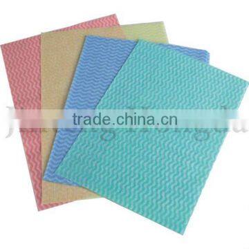 High Quality Microfiber Glass Cleaning Cloth/cleaning Product/spunlace Nonwoven Cleaning Wipes photo-6