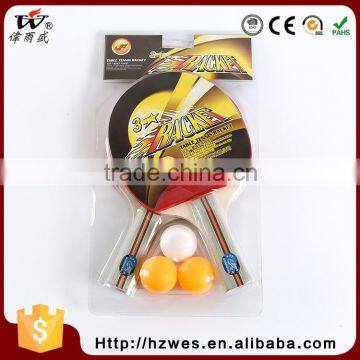 Hot Sale Professional OEM One Piece Colorful Handle Bag Pack Table Tennis Rackets