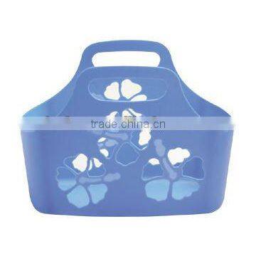 beautiful plastic bath baskets with handle