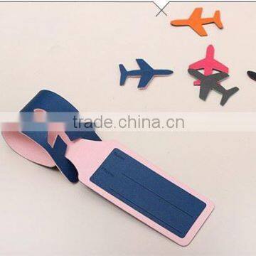 Nice customizing PU leather luggage tag for wedding factory customizing directly