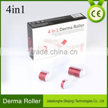 home use 720/300/1200 needles micro dermaroller DRS derma roller kits 4 in 1 derma roller