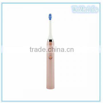 Hot Sale China Cheap ABS OEM ODM Waterproof Recharge Sonic Electric Toothbrush With Holder And Double Heads For Adult