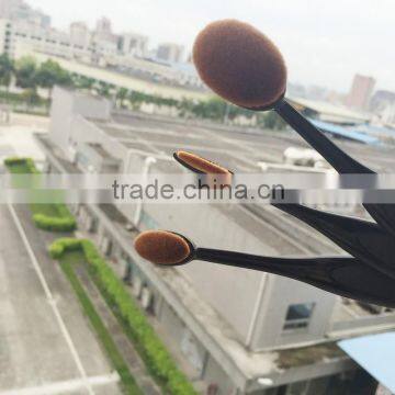 Factory Lowest Price 10pic Set Oval Makeup Brush /2016 Fashion Professional Ladies Makeup Brush photo-3