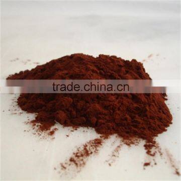 organic alkalized cocoa powder in dark brown