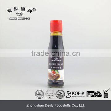 High quality black pepper steak sauce 160g