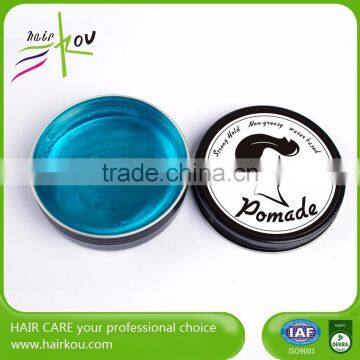 Hair Wax Certification And Wax Form Water Based Edge Control Colorful Hair Pomade