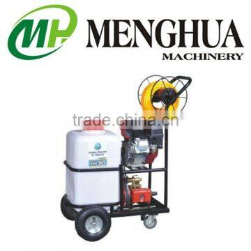 Trolley sprayer, power sprayer, big sprayer, fogger sprayer, sprayer with engine, hand push sprayer, sprayer 60L