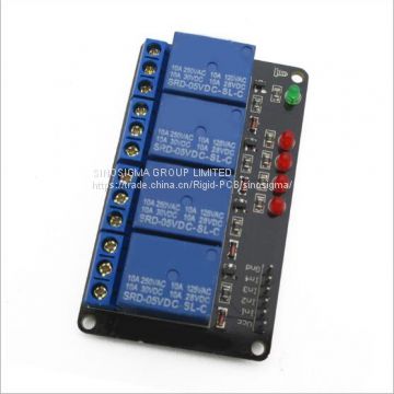 5V 4-Channel Relay Module Shield for Arduino ARM PIC AVR DSP Electronic 5V 4 Channel Relay.4 road 5V Relay Module