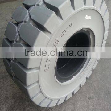 Smooth & Non-Marking Cushion Forklift Tires Manufacturer China Supplier photo-2