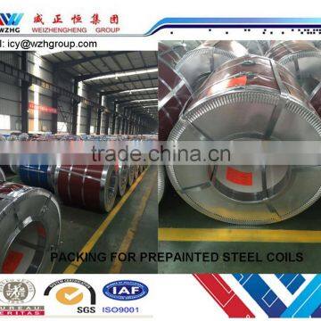 Sample free 1000mm/1200mm width green color steel coil export to Turkmenistan