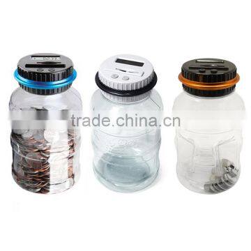 Electronic Counting Coin Saving Pot Large Money Boxes Digital Counting Led Showing Money Jar Piggy Bank photo-3