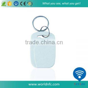 Good Quality ISO 14443A Rewritable NTAG213 NFC Key Tag with Logo Printing