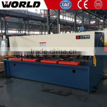 QC12Y China WORLD Brand Cnc hydraulic metal plate shearing machine