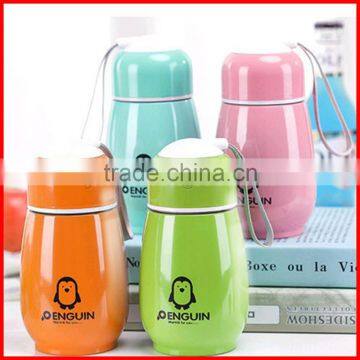 300ml Novelty Gifts Penguin Water Bottle Fashion Stainless Steel Vacuum Flask Kids Students Portable Water Bottle photo-2