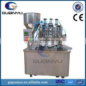 Semi automatic adhesive glue filling sealing machine