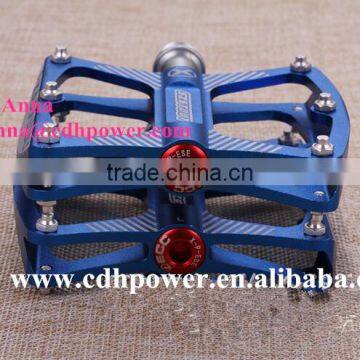 Blue color mountain racing bike pedals