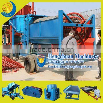 Clay Drum Screen for Placer Commercial Choice Big Capacity Mobile Gold Washing Machine Trommel photo-3