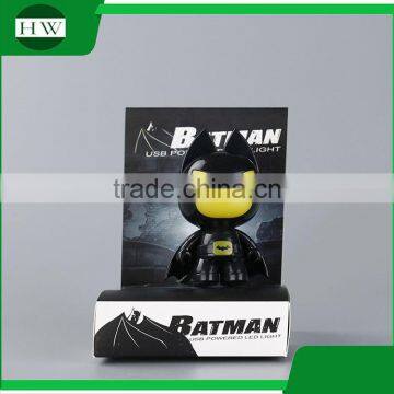 Plastic Decorative Batman Eye Protection Usb Rechargeable Led Study Reading Desk Table Night Light Lamp photo-4