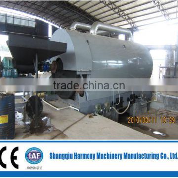 manufacturer of cintinuous waste tyre pyrolysis plant and recycling machine to oil