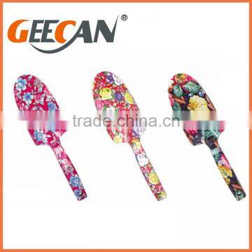 Garden shovles floral printing garden hand tools set made in China