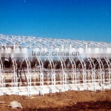 Plastic film greenhouse for livestock