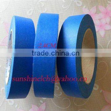 UV resistant outdoor paint use blue paper masking tapes