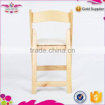 New Degsin Qingdao Sionfur Solid Antique Wood Folding Chair