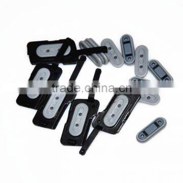 Bi-injection Over-molded Plastic& Silicone Side Button for Mobile Phones