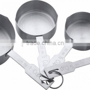 Top Quality 4pcs Stainless Steel Spoon Set Measuring Cup Spoon With Silicon Handle photo-6
