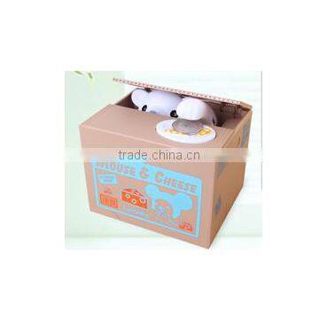 Coin Bank Money Box Plastic Electronic Cute Coin Saving Stealing Dog photo-2
